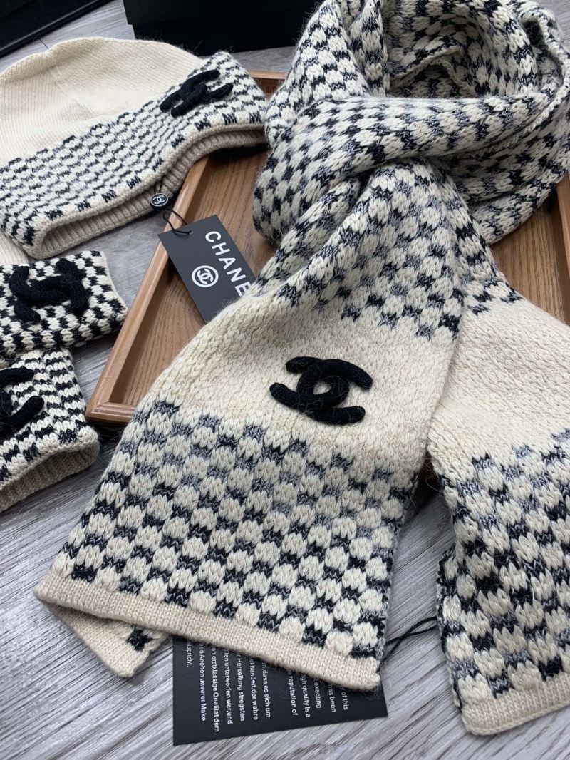 Chanel Caps Scarfs